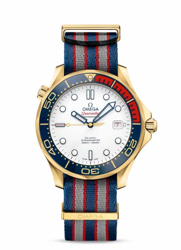 Omega Seamaster Diver 300M Co-Axial 41 Yellow Gold /James Bond Commander's Watch 212.62.41.20.04.001 (21262412004001)